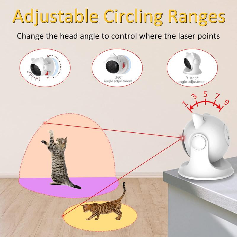 ChaseBeam™ Auto Laser Toy for Cats & Dogs