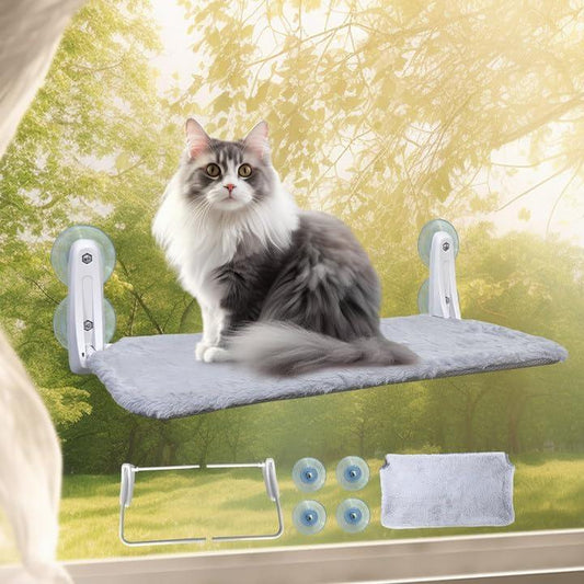 PurrLounge™ Cat Window Bed — Comfy, Sunny, Secure